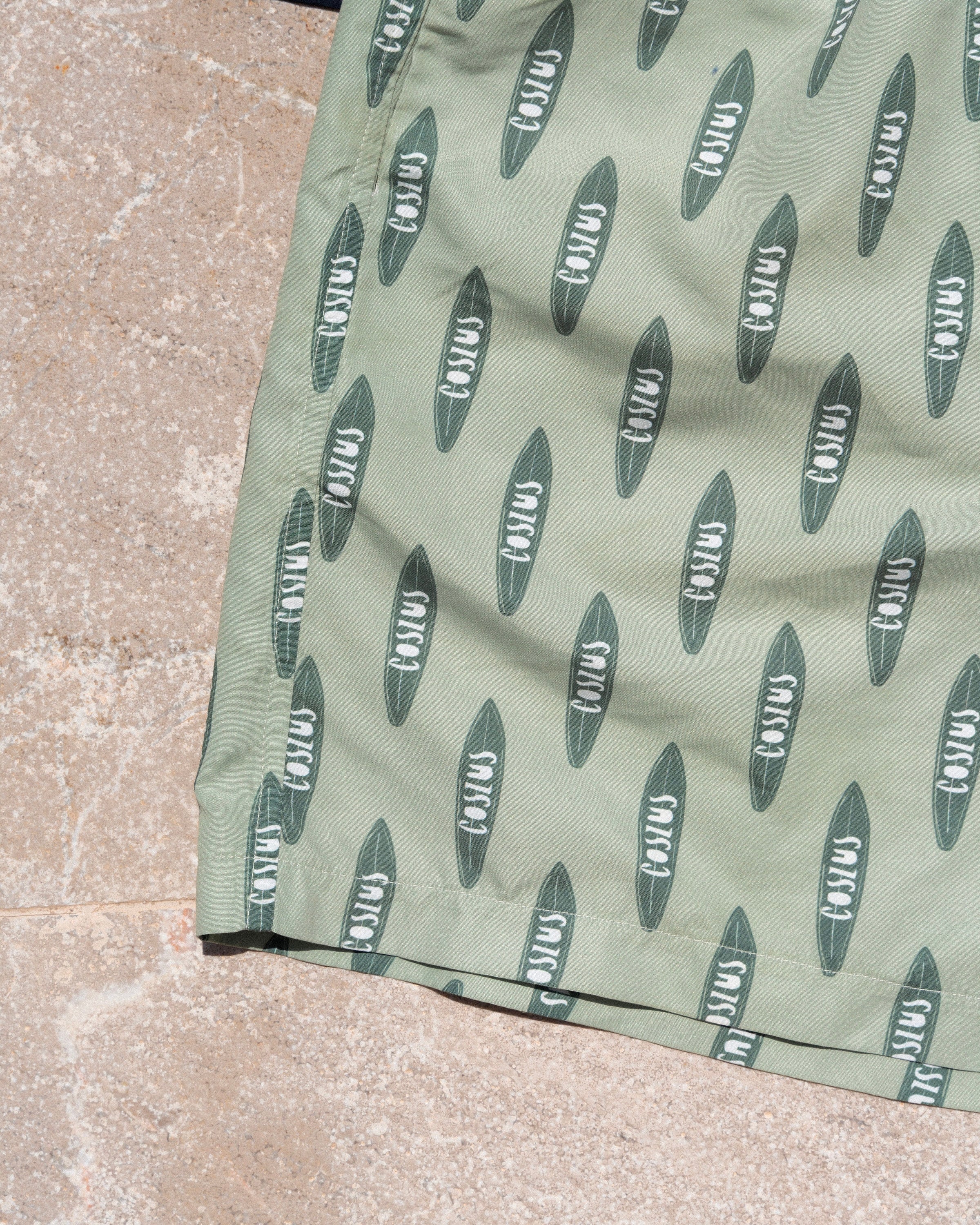 Coszus Malibu Green Swim Shorts